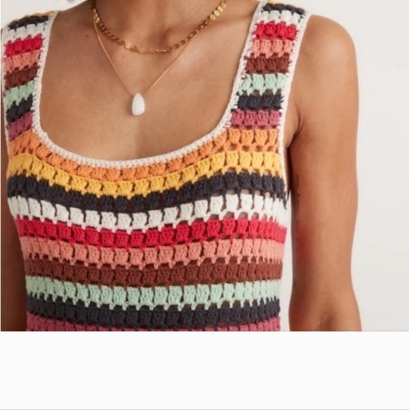 Marine Layer Red Orange Sheath Mini Dress - Picture 4 of 9